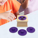 Maxbell Montessori Wooden Puzzle Shape Matching Game Fine Motor Skills for Kids Baby