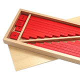 Maxbell Montessori Numerical Rods with Number Tiles Kids Montessori Cognitive Toy