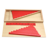 Maxbell Montessori Numerical Rods with Number Tiles Kids Montessori Cognitive Toy