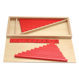Maxbell Montessori Numerical Rods with Number Tiles Kids Montessori Cognitive Toy