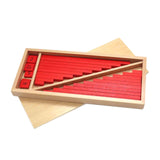 Maxbell Montessori Numerical Rods with Number Tiles Kids Montessori Cognitive Toy