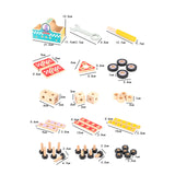 Maxbell Wooden Building Set Hands on Wooden Tool Toy for Children Boys Girls Baby