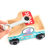 Maxbell Wooden Building Set Hands on Wooden Tool Toy for Children Boys Girls Baby
