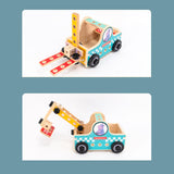 Maxbell Wooden Building Set Hands on Wooden Tool Toy for Children Boys Girls Baby