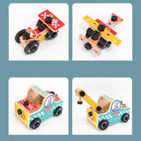 Maxbell Wooden Building Set Hands on Wooden Tool Toy for Children Boys Girls Baby