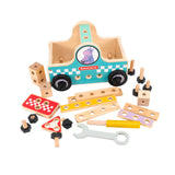 Maxbell Wooden Building Set Hands on Wooden Tool Toy for Children Boys Girls Baby