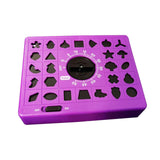 Maxbell Kids Shape Toy Puzzle Game 's Timer Puzzle Game for Preschool Violet