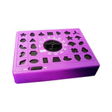 Maxbell Kids Shape Toy Puzzle Game 's Timer Puzzle Game for Preschool Violet