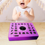 Maxbell Kids Shape Toy Puzzle Game 's Timer Puzzle Game for Preschool Violet