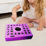 Maxbell Kids Shape Toy Puzzle Game 's Timer Puzzle Game for Preschool Violet