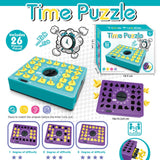 Maxbell Kids Shape Toy Puzzle Game 's Timer Puzzle Game for Preschool Violet