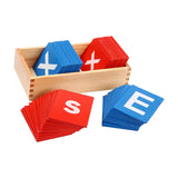 Maxbell Sand Paper Letters Spelling Games Educational Toy for Children Ages 0-3 Years