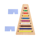 Maxbell Math Bead Stair Set Toy Kids Mathematics Learning for Kids Children Day Gift