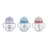 Maxbell Silicone Training Cup 8.5oz Portable Baby Sippy Cup for Baby Boys Girls Kids Violet