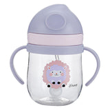 Maxbell Silicone Training Cup 8.5oz Portable Baby Sippy Cup for Baby Boys Girls Kids Violet