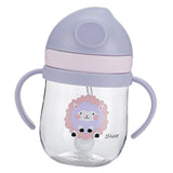 Maxbell Silicone Training Cup 8.5oz Portable Baby Sippy Cup for Baby Boys Girls Kids Violet