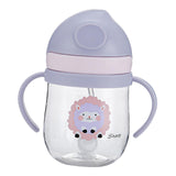 Maxbell Silicone Training Cup 8.5oz Portable Baby Sippy Cup for Baby Boys Girls Kids Violet