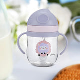 Maxbell Silicone Training Cup 8.5oz Portable Baby Sippy Cup for Baby Boys Girls Kids Violet