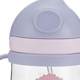Maxbell Silicone Training Cup 8.5oz Portable Baby Sippy Cup for Baby Boys Girls Kids Violet