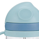 Maxbell Silicone Training Cup 8.5oz Portable Baby Sippy Cup for Baby Boys Girls Kids Blue