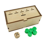 Maxbell Strategic Dice Games Coin Drop Game for Halloween Children's Day Party Favor