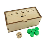 Maxbell Strategic Dice Games Coin Drop Game for Halloween Children's Day Party Favor