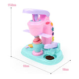 Maxbell Pretend Ice Cream Maker Toy Colorful for Birthday Gift Aged 3-8 Party Favors