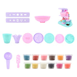 Maxbell Pretend Ice Cream Maker Toy Colorful for Birthday Gift Aged 3-8 Party Favors