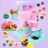 Maxbell Pretend Ice Cream Maker Toy Colorful for Birthday Gift Aged 3-8 Party Favors