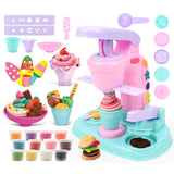 Maxbell Pretend Ice Cream Maker Toy Colorful for Birthday Gift Aged 3-8 Party Favors