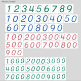 Maxbell 1-9000 Learning Cards for Number Learning Kindergarten Early Learning
