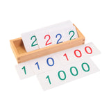 Maxbell 1-9000 Learning Cards for Number Learning Kindergarten Early Learning