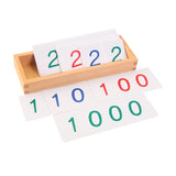 Maxbell 1-9000 Learning Cards for Number Learning Kindergarten Early Learning