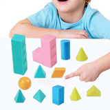 Maxbell Montessori Toy Practicing Training Toy Geometric Shapes Board Geometric Mould
