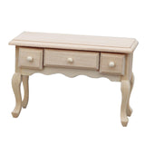 Maxbell 1:12 Dollhouse Table Wood Dollhouse Furniture for Micro Landscape Decoration