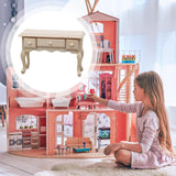 Maxbell 1:12 Dollhouse Table Wood Dollhouse Furniture for Micro Landscape Decoration