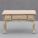 Maxbell 1:12 Dollhouse Table Wood Dollhouse Furniture for Micro Landscape Decoration