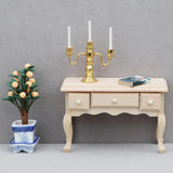 Maxbell 1:12 Dollhouse Table Wood Dollhouse Furniture for Micro Landscape Decoration