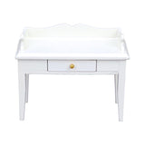 Maxbell 1/12 Dollhouse Desk Mini Wooden Furnishing for Bedroom Home Decor Doll House