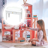 Maxbell 1/12 Dollhouse Desk Mini Wooden Furnishing for Bedroom Home Decor Doll House