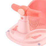 Baby Bath Tub Seat Bathroom Newborn Bath Chair for 2 Month & up Kids Newborn Pink