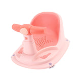 Baby Bath Tub Seat Bathroom Newborn Bath Chair for 2 Month & up Kids Newborn Pink