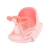 Baby Bath Tub Seat Bathroom Newborn Bath Chair for 2 Month & up Kids Newborn Pink