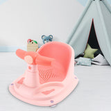 Baby Bath Tub Seat Bathroom Newborn Bath Chair for 2 Month & up Kids Newborn Pink