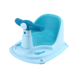 Baby Bath Tub Seat Bathroom Newborn Bath Chair for 2 Month & up Kids Newborn Blue