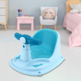 Baby Bath Tub Seat Bathroom Newborn Bath Chair for 2 Month & up Kids Newborn Blue