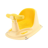 Baby Bath Tub Seat Bathroom Newborn Bath Chair for 2 Month & up Kids Newborn Yellow