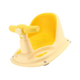 Baby Bath Tub Seat Bathroom Newborn Bath Chair for 2 Month & up Kids Newborn Yellow