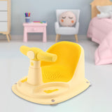 Baby Bath Tub Seat Bathroom Newborn Bath Chair for 2 Month & up Kids Newborn Yellow