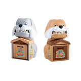 ATM Savings Bank Fingerprint and Password Money Boxes for Age 3-8 Years Kids Gray